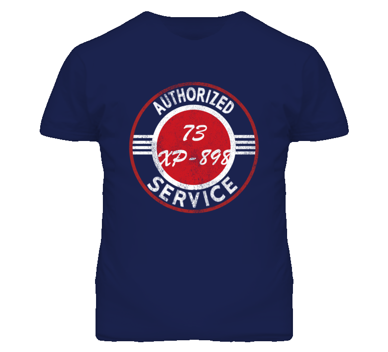 Authorized Service 1973 Chevy XP-898 Distressed Look Dark T Shirt