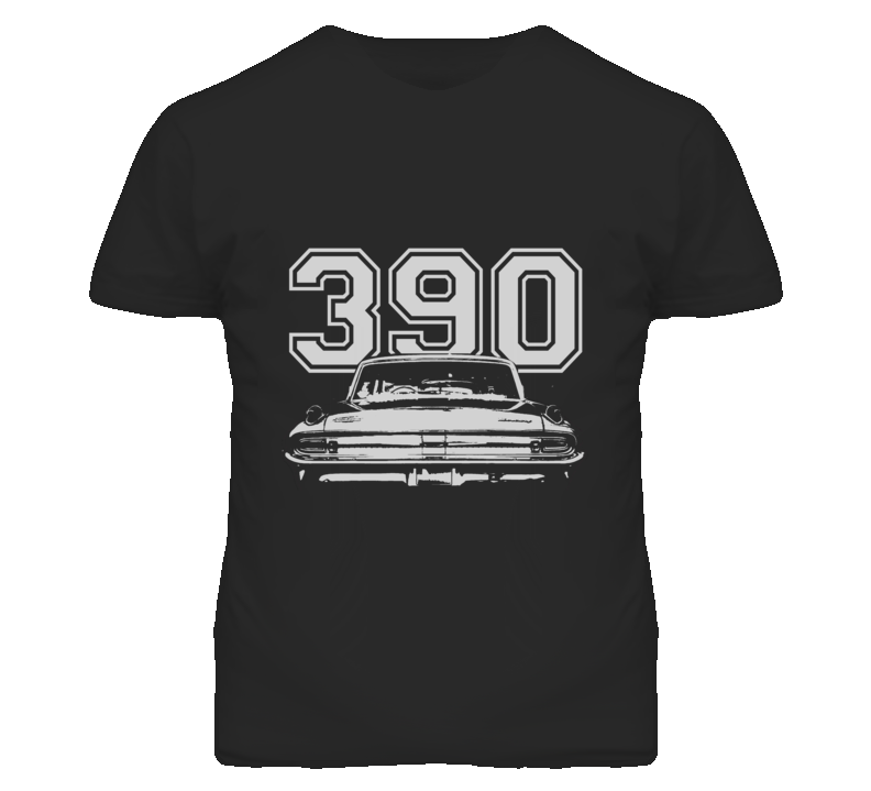 1962 MERCURY MONTEREY Rear White Graphic Engine SIze T Shirt