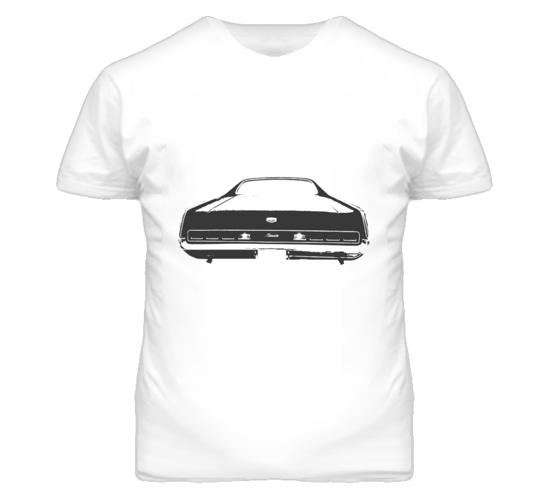 1970_MERCURY MONTEREY Rear Black Graphic T Shirt