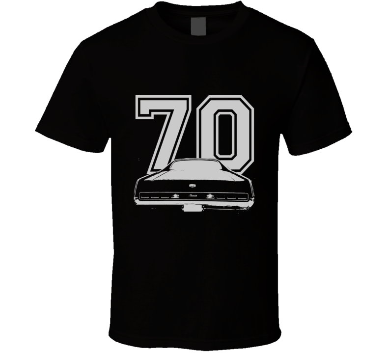 1970 MERCURY MONTEREY Rear White Graphic Year T Shirt