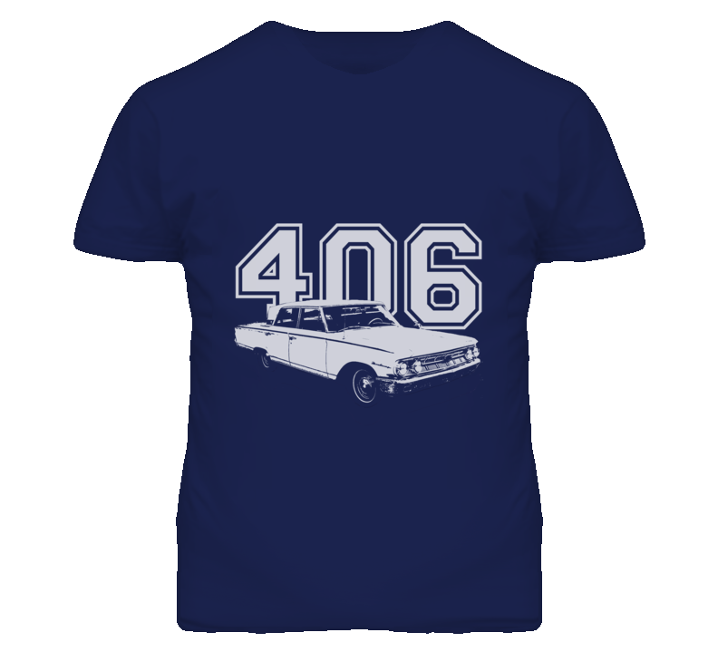 1963 MERCURY MONTEREY Side White Graphic Engine Size T Shirt