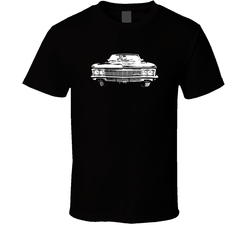 1966 Impala Grill View Dark Color T Shirt 1966 Impala Grill View Dark Color T Shirt