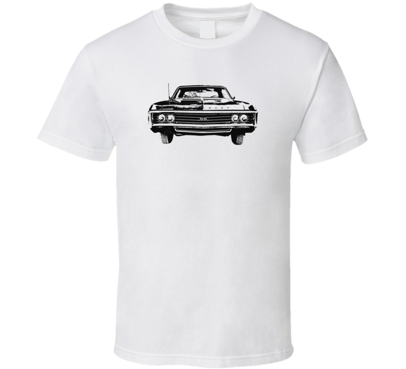 1969 Impala Grill View Light Color T Shirt 1969 Impala Grill View Light Color T Shirt