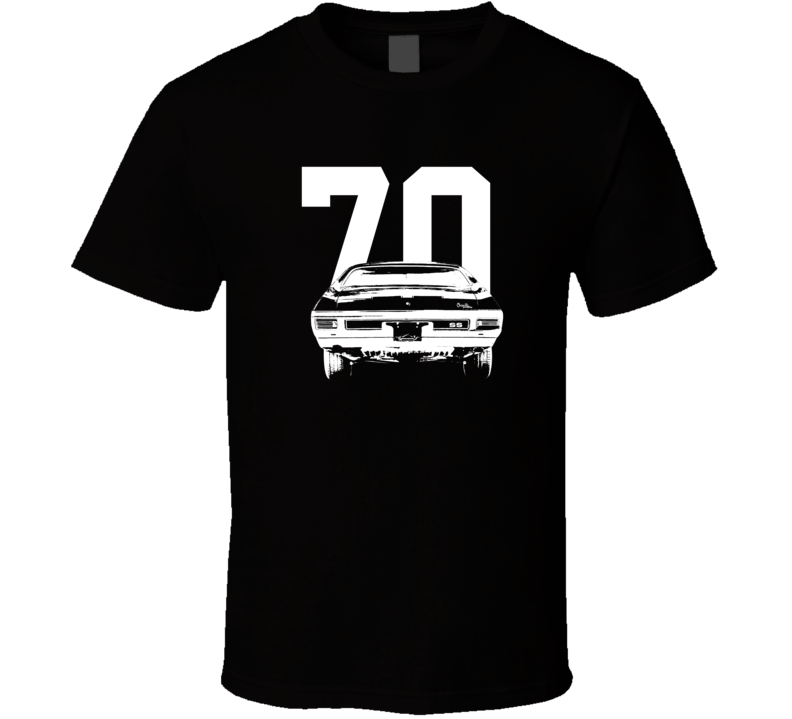 1970 Chevelle Rear View With Year Dark Color T Shirt