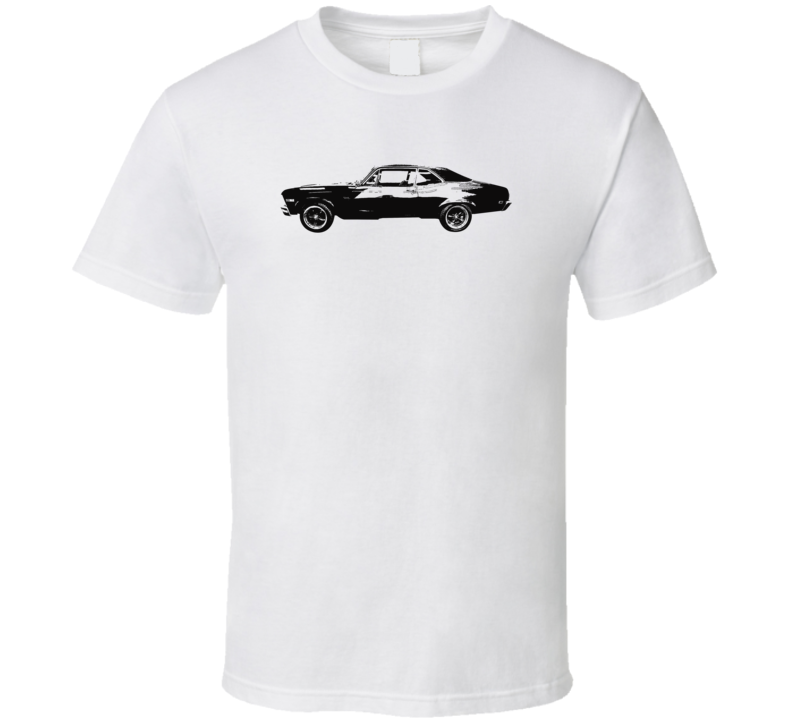 1969 Nova Side View Light Color T Shirt