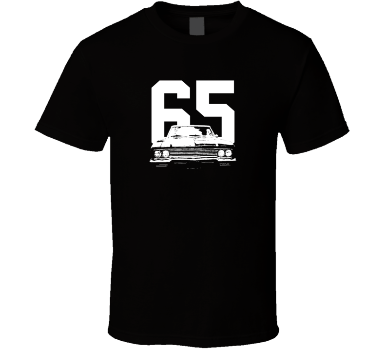 1965 Skylark Grill View With Year Dark Color T Shirt