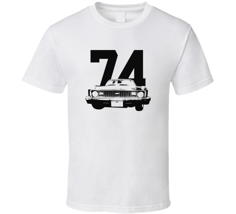 1974 Nova Grill View With Year Light color T-Shirt
