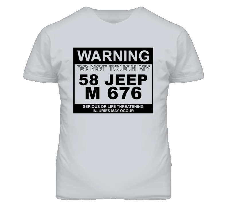 Warning Do Not Touch My 1958 M 676 Funny Car T Shirt