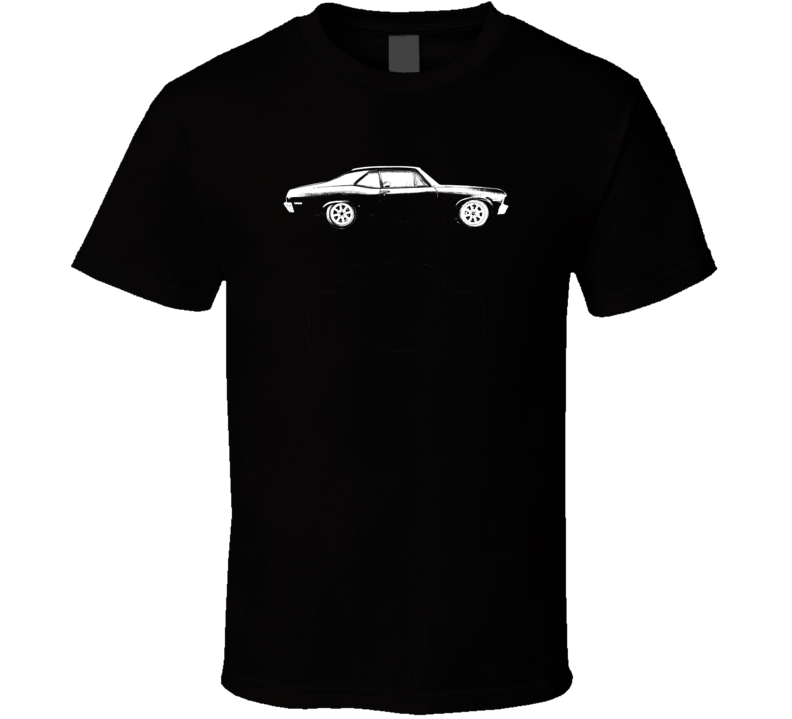 1969 Nova Side View Dark Color T Shirt