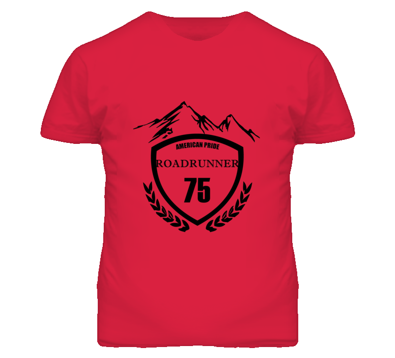 1975 PLYMOUTH ROADRUNNER Beer Label Image T Shirt 1975 PLYMOUTH ROADRUNNER Beer Label Image T Shirt