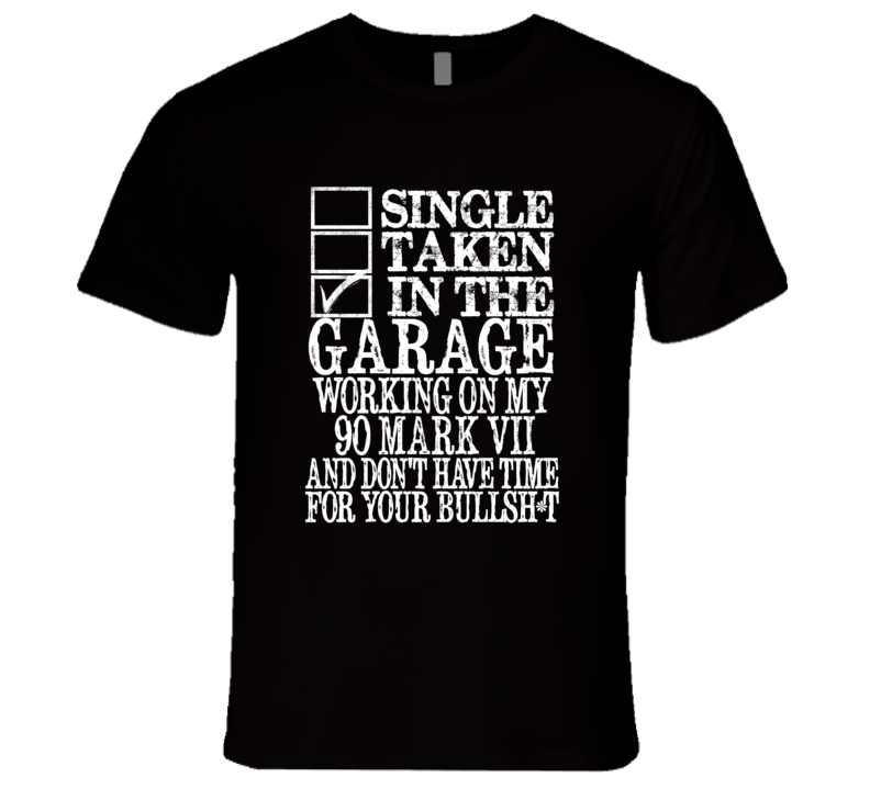 Single Taken In The Garage With 1990 Lincoln Mark VII T Shirt