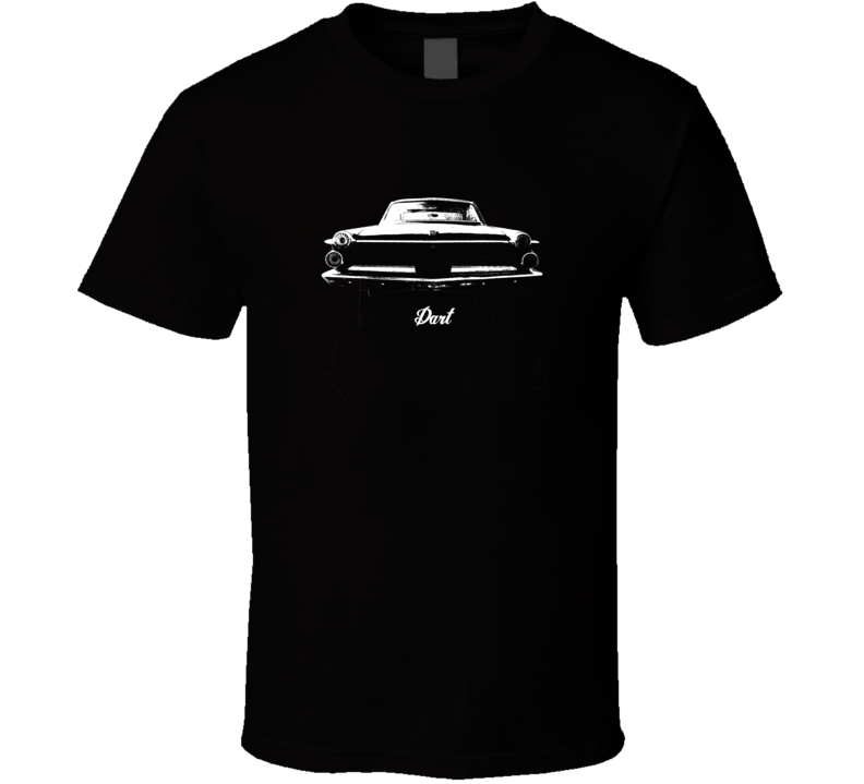 1962 Dart Rear View With Model Dark Color T Shirt 1962 Dart Rear View With Model Dark Color T Shirt