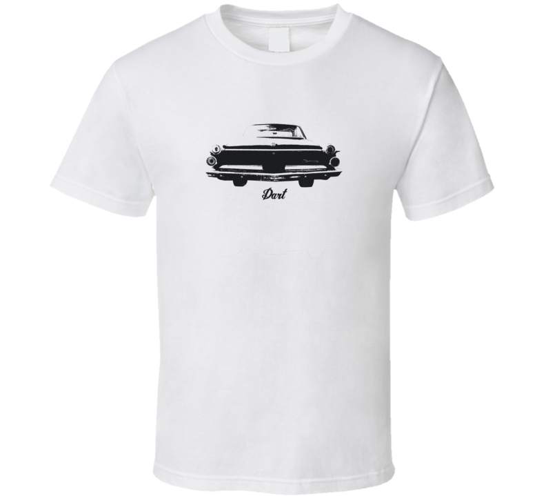 1962 Dart Rear View With Model Light Color T Shirt