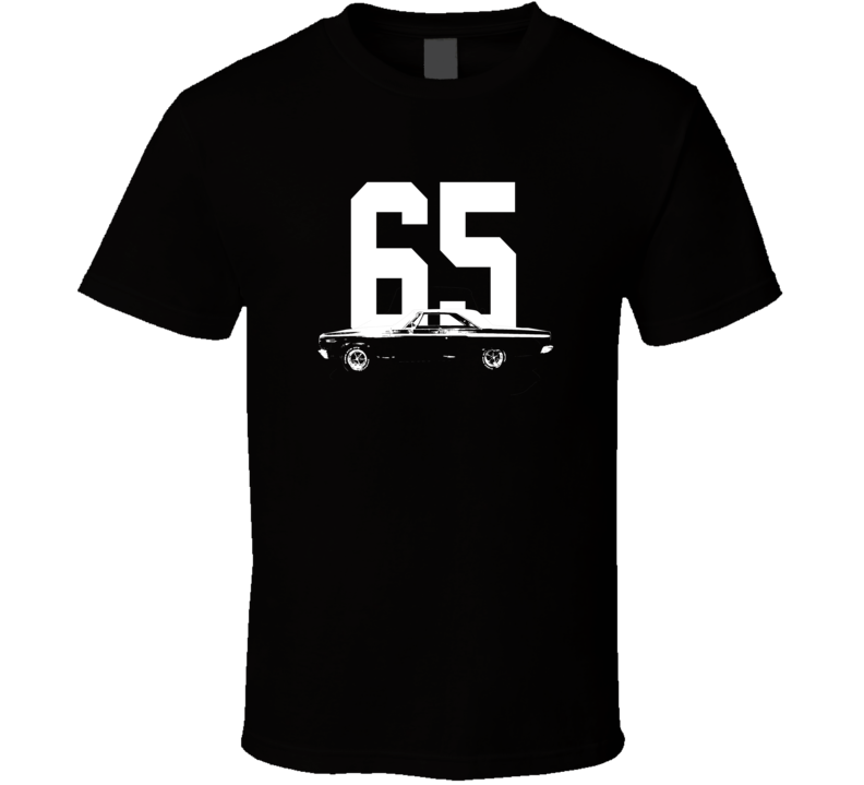 1965 Coronet Side View With Year Dark Color T Shirt 1965 Coronet Side View With Year Dark Color T Shirt
