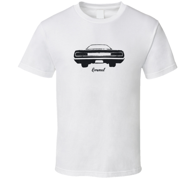 1970 Coronet Rear View With Model Light Color T Shirt 1970 Coronet Rear View With Model Light Color T Shirt