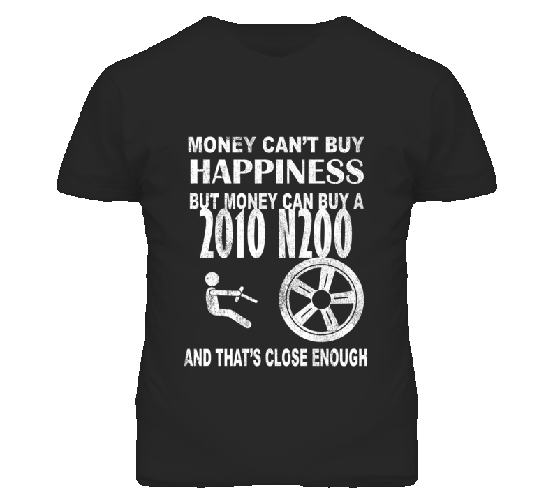 Money Cant Buy Happiness 2010 Chevy N200 Dark Distressed T Shirt