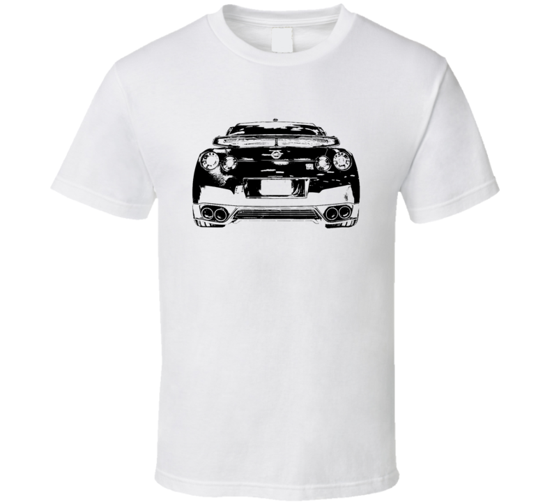 2013 GT-R Rear View Light Color T Shirt