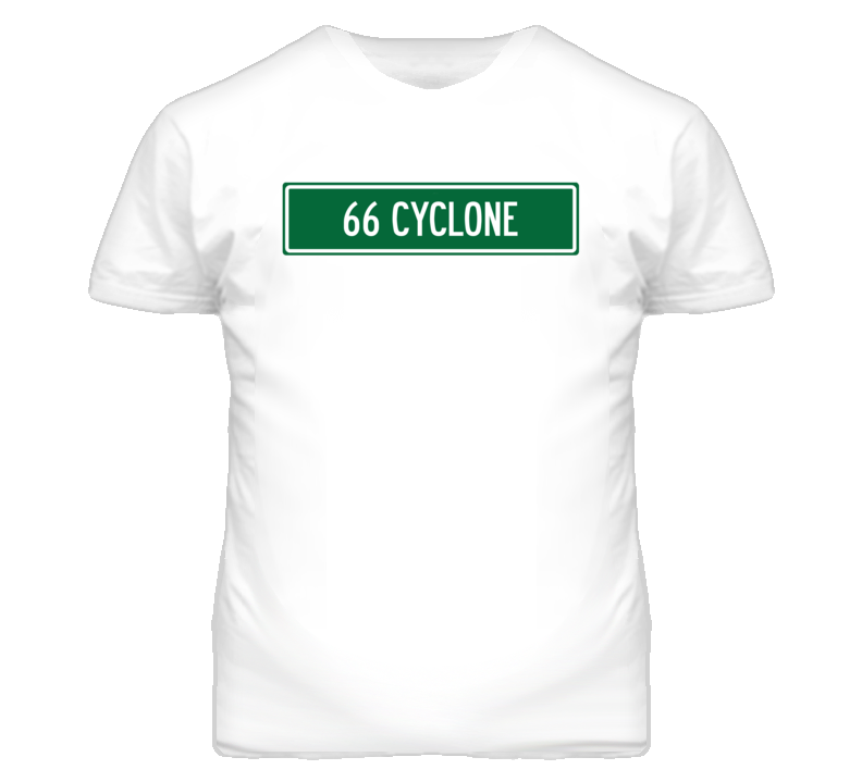 1966 MERCURY CYCLONE Street Sign Car T Shirt 1966 MERCURY CYCLONE Street Sign Car T Shirt