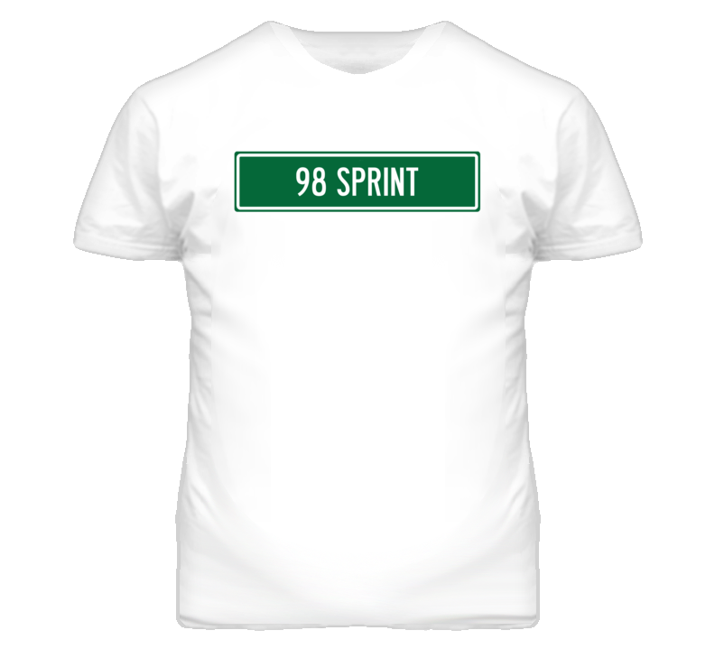 1998 Chevy Sprint Street Sign Car T Shirt 1998 Chevy Sprint Street Sign Car T Shirt