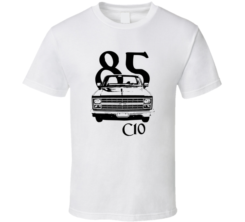 1985 C10 Grill View With Year And Model Light Color T Shirt