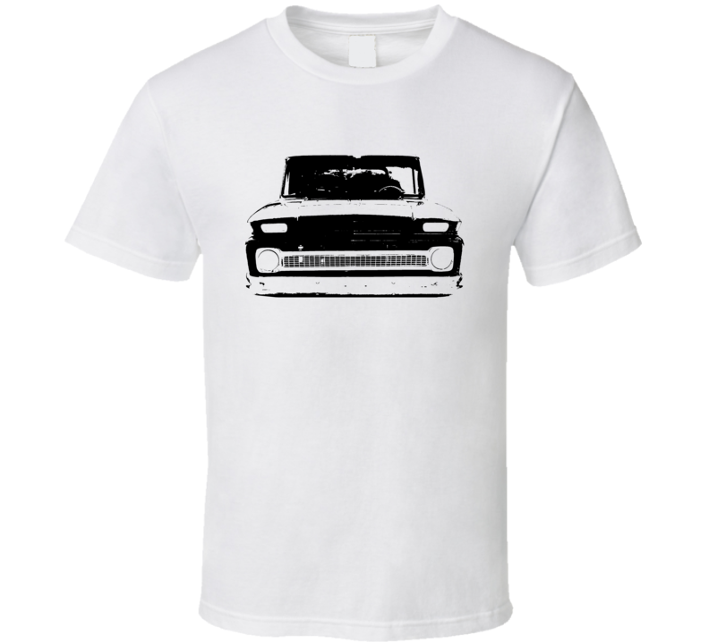 1966 C10 Apache Pickup Truck Grill View White T Shirt