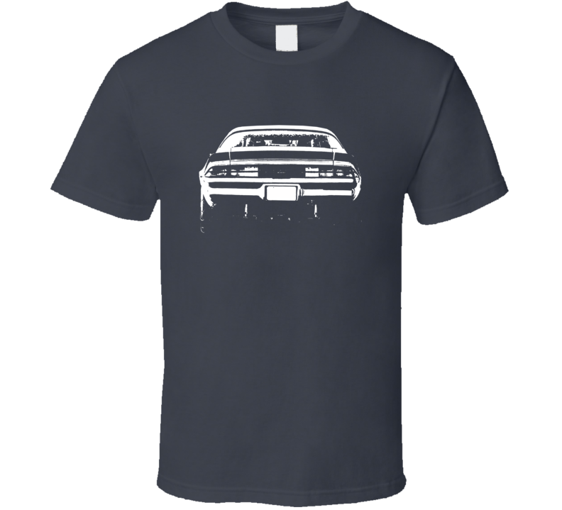1980 Camaro Rear View Charcoal Grey T Shirt 1980 Camaro Rear View Charcoal Grey T Shirt