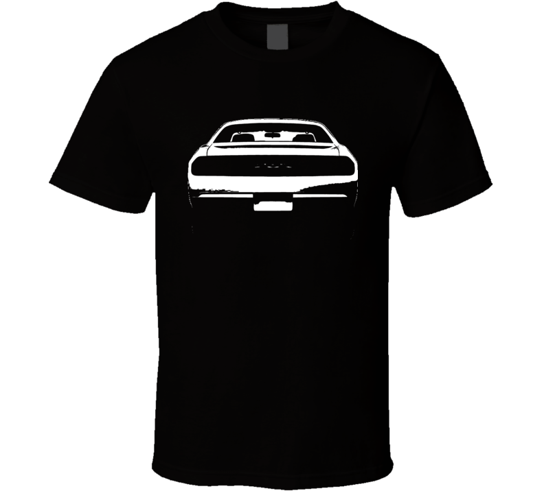 2011 Challenger Rear View Black T Shirt