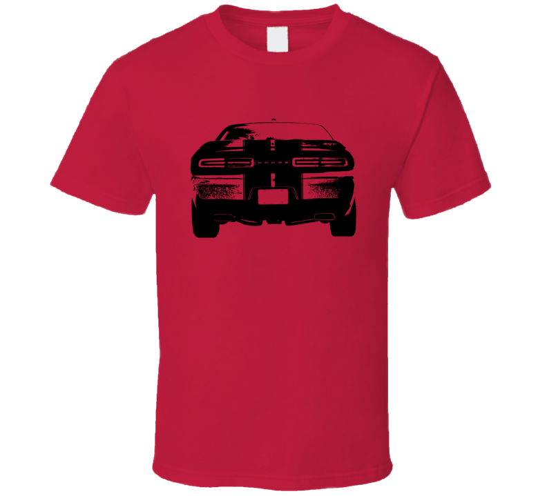 2016 Challenger Rear View Red T Shirt