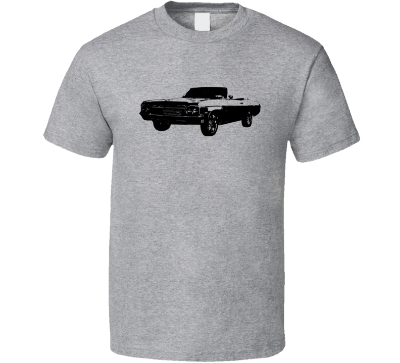 1970 Impala Three Quarter View Heather Grey T Shirt