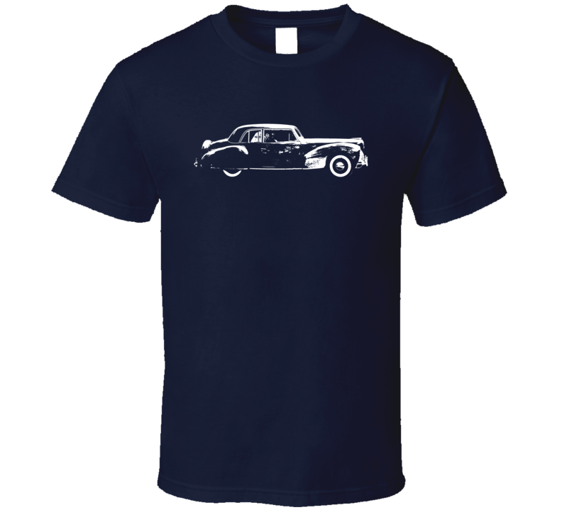 1941 Continental Side View Navy Blue T Shirt 1941 Continental Side View Navy Blue T Shirt