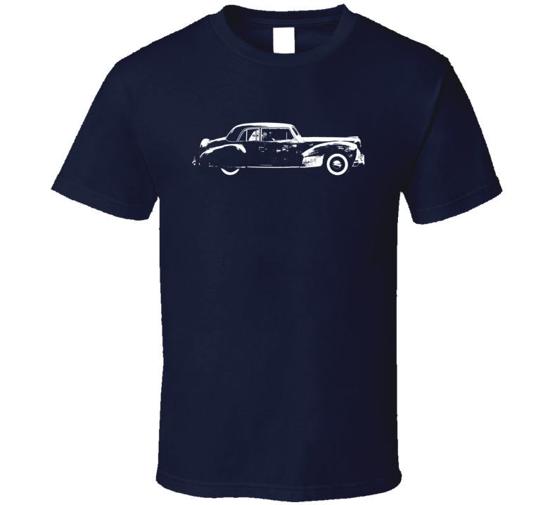 1941 Continental Side View Navy Blue T Shirt