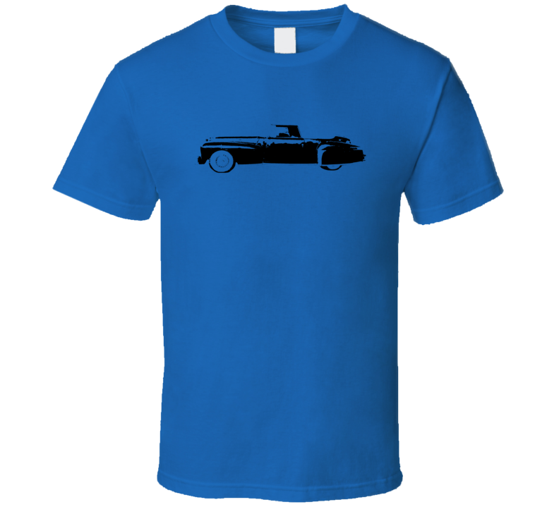 1947 Continental Side View Royal Blue T Shirt 1947 Continental Side View Royal Blue T Shirt