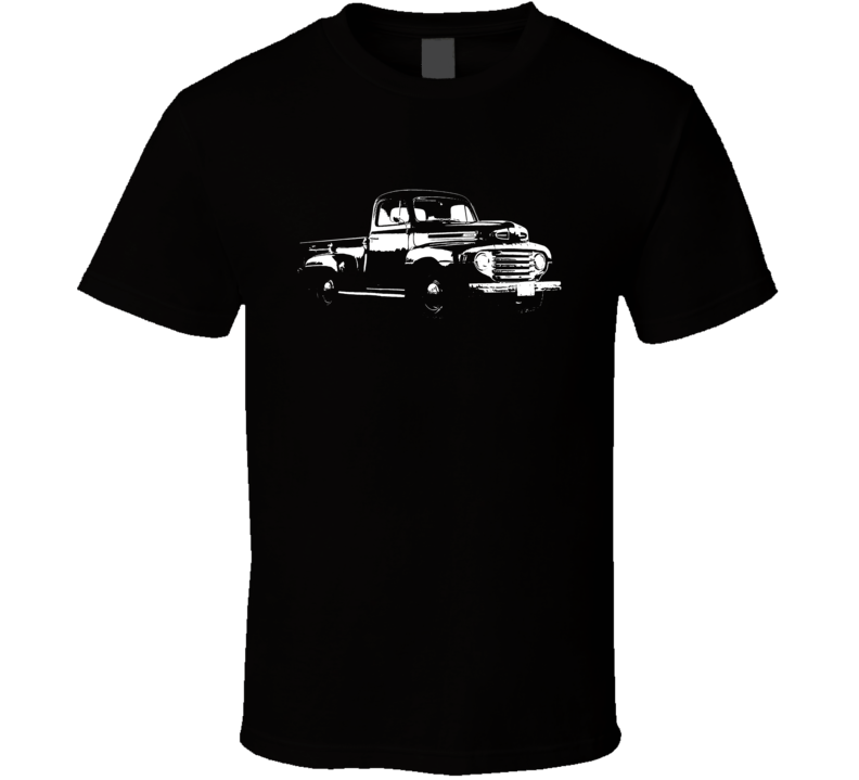 1948 F68 F100 Series Three Quarter View Black T Shirt