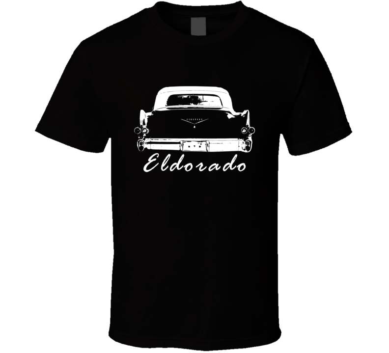 1956 Eldorado Rear View With Model Name Black T Shirt