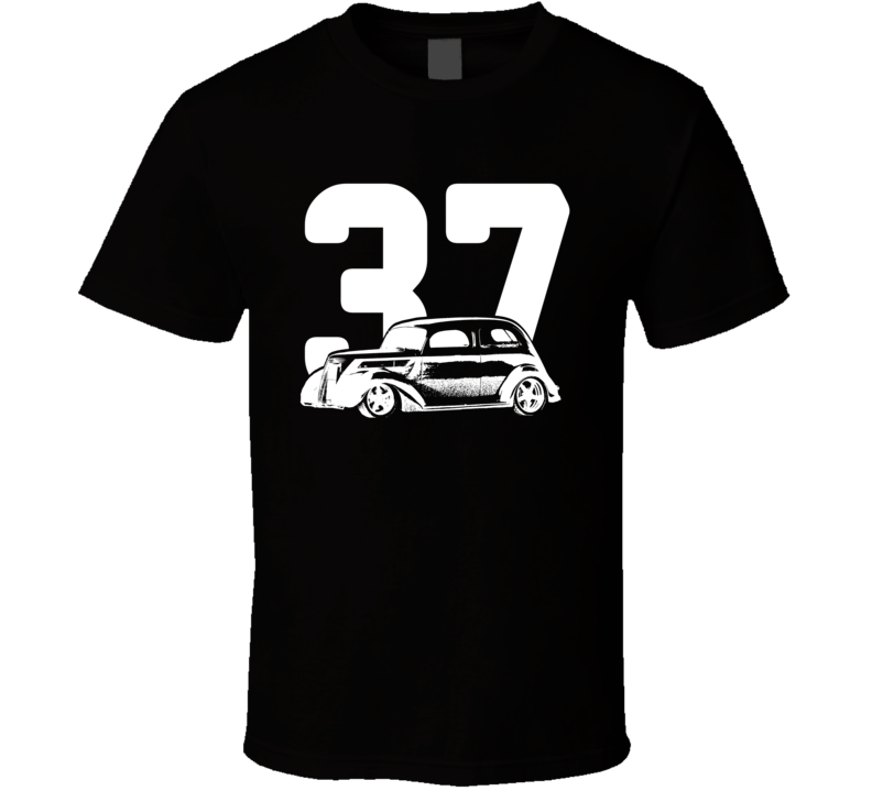 1937 Slantback Side View With Yera Faded Look Dark T Shirt 1937 Slantback Side View With Yera Faded Look Dark T Shirt