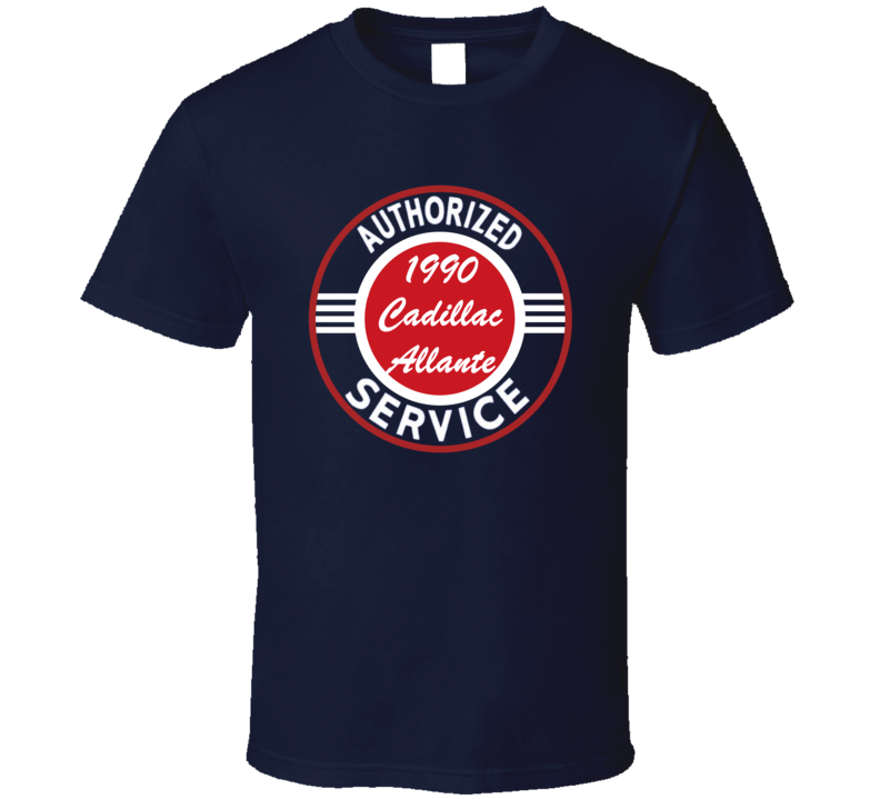 1990 Cadillac Allante Authorized Service T Shirt