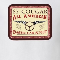 1967 Mercury Cougar Custom Beer Label T Shirt 1168148