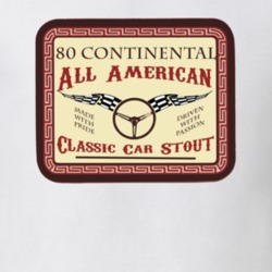 1980 Lincoln Continental Custom Beer Label T Shirt 1168697