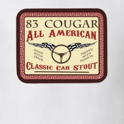 1983 Mercury Cougar Custom Beer Label T Shirt 1168762