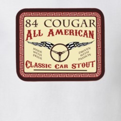 1984 Mercury Cougar Custom Beer Label T Shirt 1168783