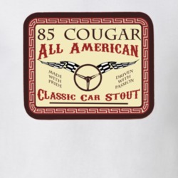 1985 Mercury Cougar Custom Beer Label T Shirt 1168805