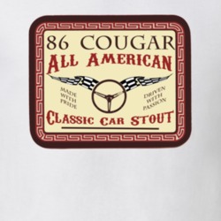 1986 Mercury Cougar Custom Beer Label T Shirt 1168825