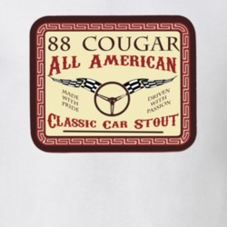 1988 Mercury Cougar Custom Beer Label T Shirt 1168862