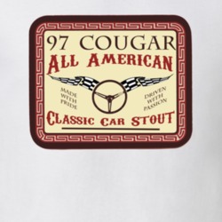 1997 Mercury Cougar Custom Beer Label T Shirt 1168995