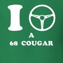 I Drive A 1968 Mercury Cougar I Heart NY Parody T Shirt 1176278