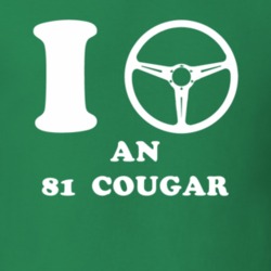 I Drive A 1981 Mercury Cougar I Heart NY Parody T Shirt 1176774