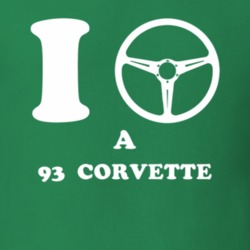 I Drive A 1993 Chevrolet Corvette I Heart NY Parody T Shirt 1176986