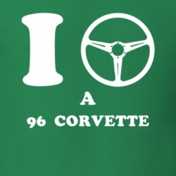 I Drive A 1996 Chevrolet Corvette I Heart NY Parody T Shirt 1177029