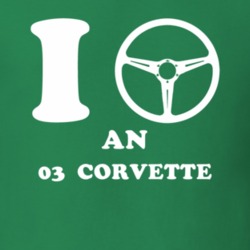 I Drive A 2003 Chevrolet Corvette I Heart NY Parody T Shirt 1177114