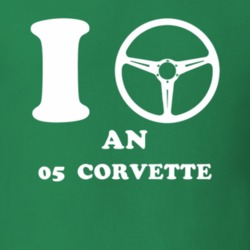 I Drive A 2005 Chevrolet Corvette I Heart NY Parody T Shirt 1177125